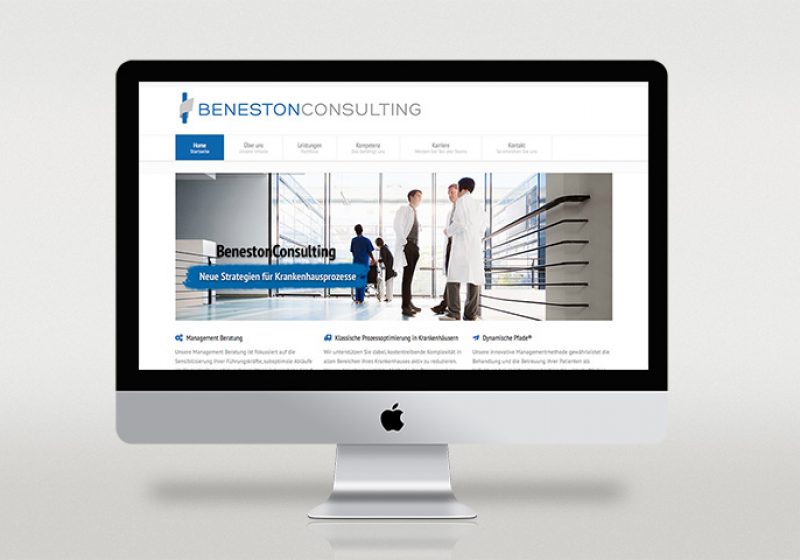 Responsive Webseite BenestonConsulting