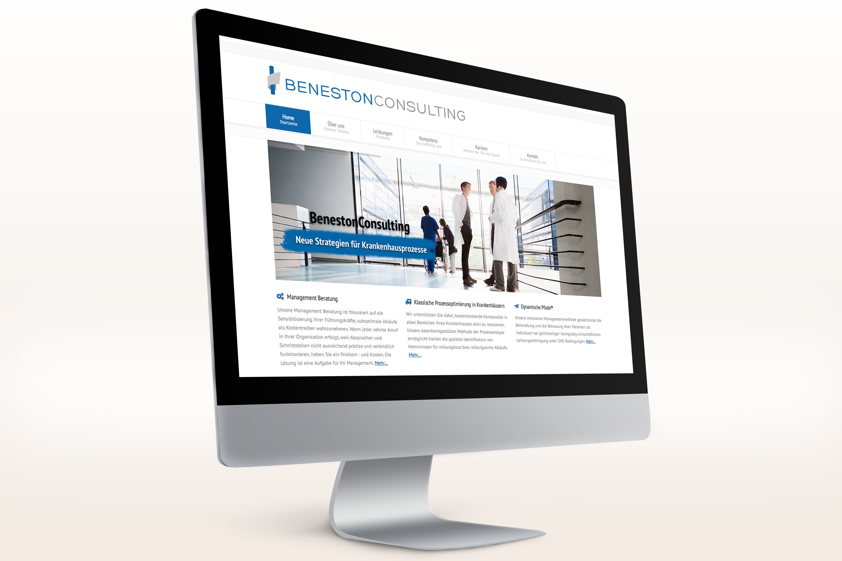 Beneston Consulting Arne Ballies | Responsive Webseite