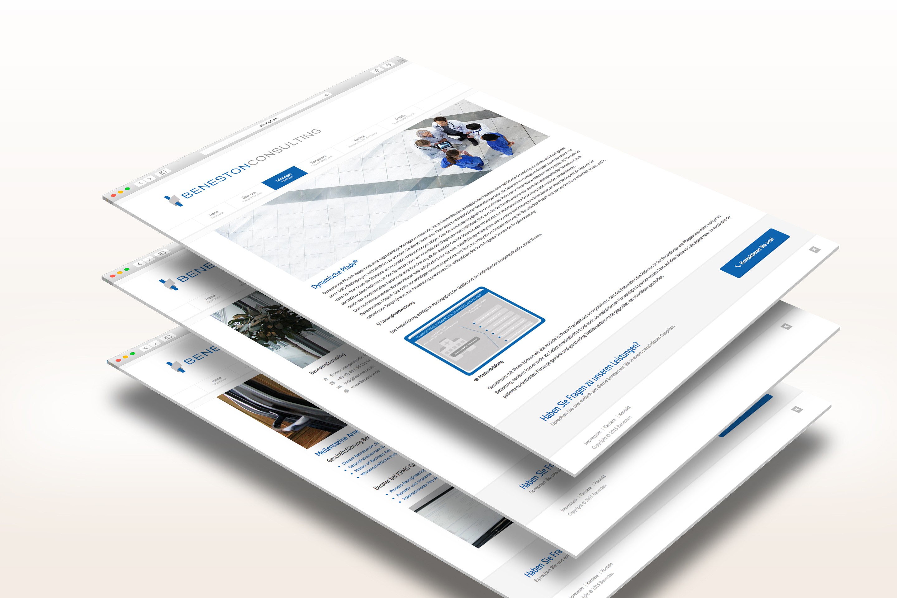 Beneston Consulting Arne Ballies | Responsive Webseite