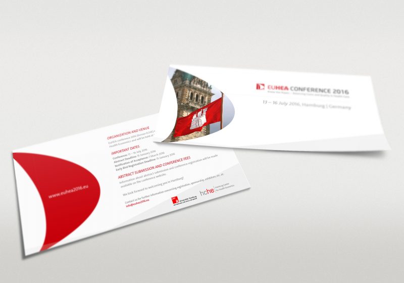 Konferenz Flyer für die HCHE EUHEA Konferenz