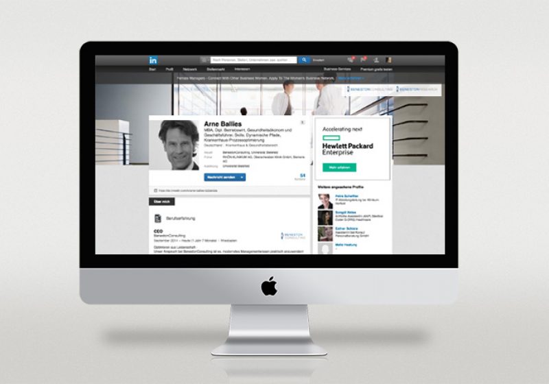 LinkedIn Profil Arne Ballies