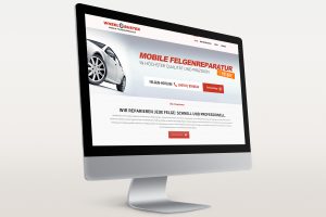 Wheelbuster Responsive Webseite - Homepage