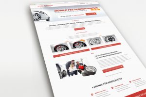 Wheelbuster Responsive Webseite - Homepage